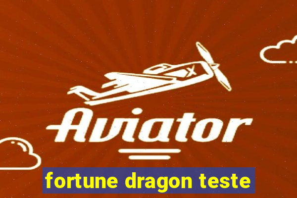 fortune dragon teste