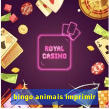 bingo animais imprimir