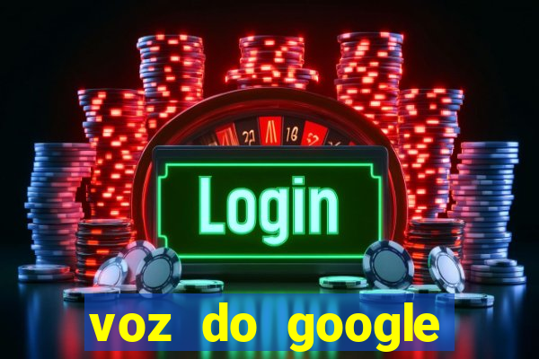 voz do google tradutor homem