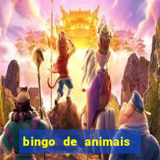 bingo de animais para educa??o infantil