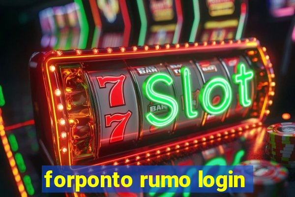 forponto rumo login