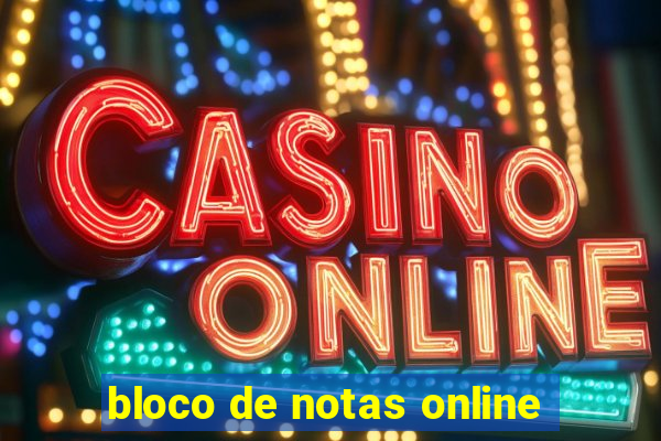 bloco de notas online