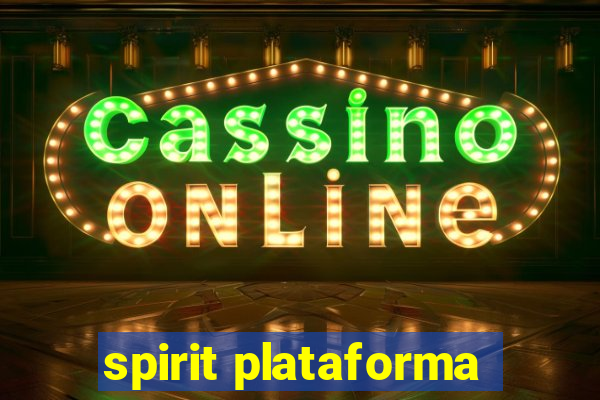 spirit plataforma