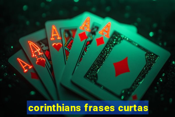 corinthians frases curtas